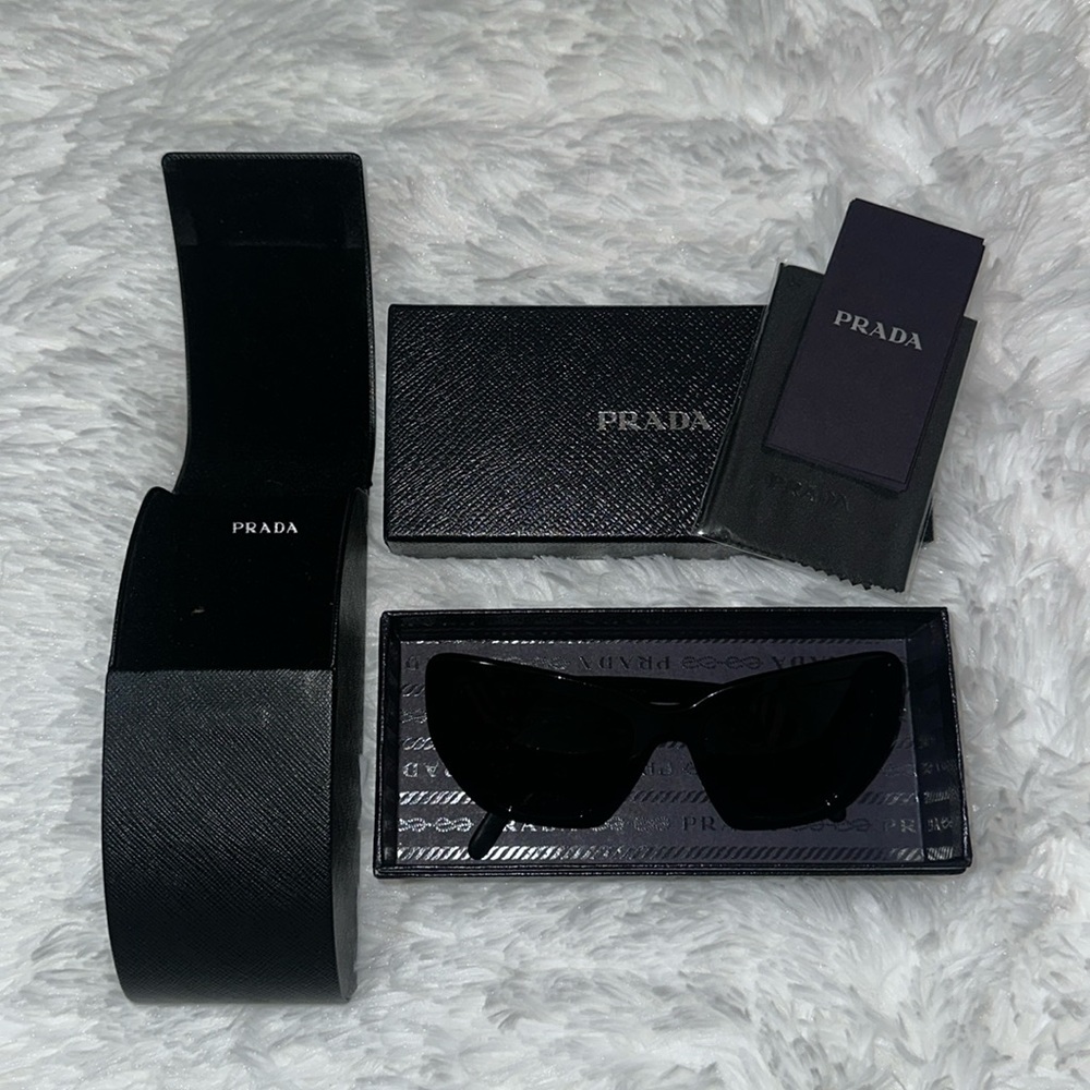 Prada Black Cat Eye Sunglasses
